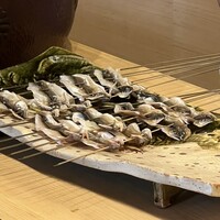 鎌倉 北じま - 稚鮎開き干しの炭焼き