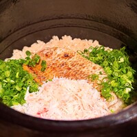 のど黒 蟹 土鍋飯(2人前)