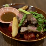 はらぺこ食堂 - サーロインステーキとフライドポテト