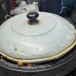 백화양곱창 - 暫く焼き上がりを待ちます