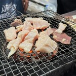 백화양곱창 - 焼いて頂けるのはありがたい