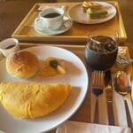 カフェ 金澤園 - チーズオムレツランチ