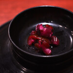 たまひで いちの - 【新・雅親子丼@税込1,925円】しば漬け