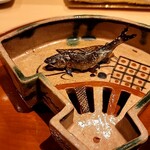 銀座 しのはら - 蓼酢漬けて（塩焼き）