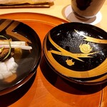 銀座 しのはら - 鱧・鮑・賀茂茄子・浜防風