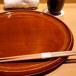 銀座 しのはら - 椀前の箸交換