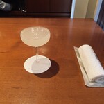 サンルーカルバー - ラムとヒュウガナツ、おしぼり