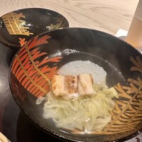 銀座うち山 - 春キャベツ 蕪 穴子のお椀