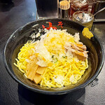 東京油組総本店 - 油そば（大盛り）＋柚子胡椒