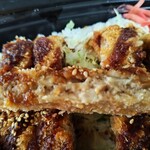 本家かまどや - みそメンチカツ 断面