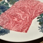 柳橋焼にく わにく - サーロインのしゃぶしゃぶ