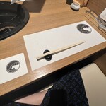 柳橋焼にく わにく - テーブル上