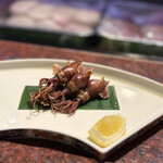 河竹鮨 - ホタルイカ塩焼き