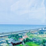 シーバーズカフェ - 上から下までのガラス張りに感動