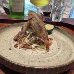 廣澤 - 天竜川の稚鮎の苦味を生かした和えソバ