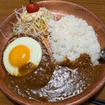 びっくりドンキー - エッグカリーバーグディッシュ（300g）　¥1,370