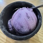 東京馬焼肉　三馬力 - 紫いもアイス✨