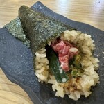 東京馬焼肉　三馬力 - 手巻き馬トロ✨