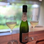 廣澤 - グラススパークリングで乾杯