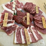 東京馬焼肉　三馬力 - 馬焼肉 6点盛り✨