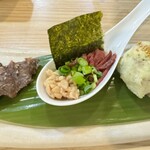 東京馬焼肉　三馬力 - アテの盛り合わせ✨