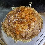お好み焼 高田 - LLサイズお好み焼きそば1,400円