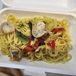 浅虫水族館 軽食コーナー - ほたての塩焼きそば