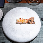 蒼 - 長井 さかな人 長谷川さんより 赤座海老とビスク 焼きたてのブリオッシュ