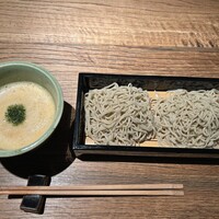 蕎麦懐石 無庵 - 大和芋つけとろせいろ