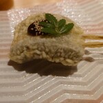 天ぷら処 わか杉 - よもぎ麩の田楽風