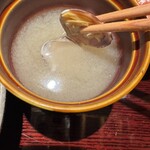 銀座 青天 - 味噌汁