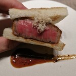 USHIGORO S. GINZA - シャトーブリアンサンド♥️