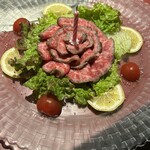 肉 峯がみ - Happy Birthdayのお祝いで提供して頂いたローストビーフヽ(´▽｀)/