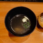 天寿し - 白身のお出汁？