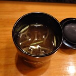 天寿し - 蓴菜の味噌汁