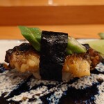 天寿し - 炙った栄螺