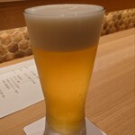 天ぷら処 わか杉 - 生ビール(アサヒスーパードライ)