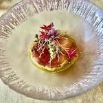 ビストロ エピス - 初めての食感。言葉を失うほどの美味さ。お皿も涼しげでオシャレ！