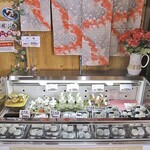 道の駅 しかおい - 大福類の並ぶショーケース