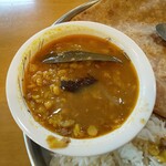 インディアン・レストラン　ロタ - マトンキーマとチャナダルのカレー