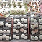 道の駅 しかおい - 大福類の並ぶショーケース