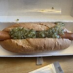 タリーズコーヒー - 料理写真:ボールパークドッグ オリジナル390円。 パリッとジューシーなソーセージを香ばしいライ麦パンに挟んであります。