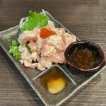 月島焼肉 牛タン処 兎月 - 「ミノ刺し」1,177円