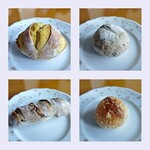 パン工房 ショコラ - パンプキン、セサミ、クルミブドウ、焼カレーパン
