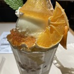 Art Gallery Cafe 茶々華 - オレンジパフェ