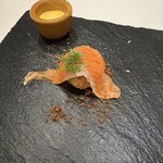 アッシュ - 鱒とイクラのクロケット