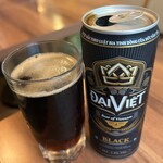 ベトナム料理レーロイ - ダイウェット（黒）700円、コクがあってまろやかで飲みやすかった。