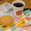 BURGER KING  - ワッパー・チーズ・ジュニア・セット(税込650円)
①ワッパー・チーズ・ジュニア②フライドポテト
お飲み物《セットドリンク》①コカ・コーラ・ゼロ