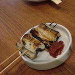 漁火と炭火焼き酒場まつむら - うなぎの白焼き@308