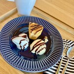 いろどりの丘 - 料理写真:野蒜バウムのフレンチトーストとルイボスティー